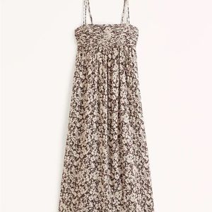 Abercrombie and Fitch Crinkle Textured Maxi Dress